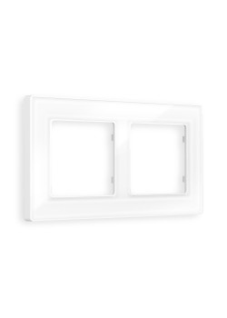 AF580102 Рамка ALFA Arctic (Белый Стекло органическое) 2-ая