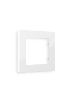 AF220101 Рамка ALFA Techno (Белый глянец) 1-ая