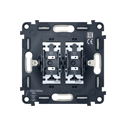 VM115 Механизм 2-клавишного выключателя 10A-250V QUANT