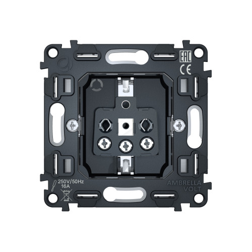 VM141 Механизм электрической розетки 16A-250V с/з на винтовых зажимах QUANT