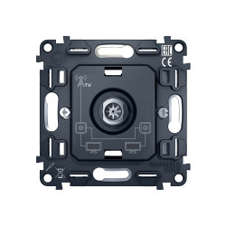 VM211 Механизм TV розетки проходной 5-1000 MHz 4dB QUANT